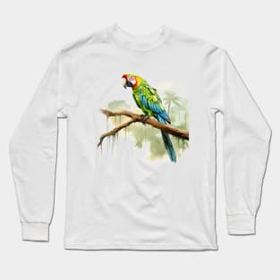 Military Macaw Long Sleeve T-Shirt